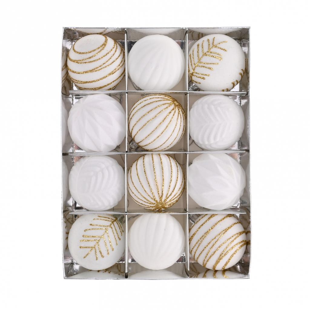 Festive Decoration 12PCS 6CM Christmas Ball Ornaments for Christmas Tree