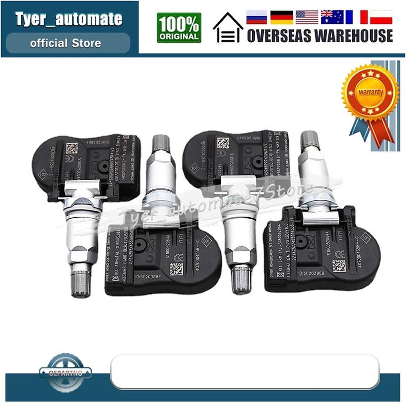 For Renault Fluence Laguna Latitude Megane Van Scenic Zoe Tire Pressure Monitoring System Sensor 433MHz 407000435R
