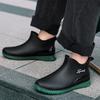 Fashion 2025Fashion Short Mens Rain Boots Anti Slip Waterproof Shoes for Kitchen Wear Resistant Water Boots for Car Wash Botas De Lluvia
