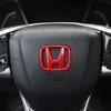 Car Front Grille Trunk Emblem Sticker Auto Steering Wheel Accessories For Honda Civic Accord 8th 9th 9.5th 10th 11th Generation