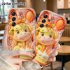 Phone Case: 2D flat, suitable for Samsung Galaxy A34 A35 M05 M06 S20 S22 S21 FE Plus 5G protective case, cartoon giraffe, perfect Christmas and Hallow