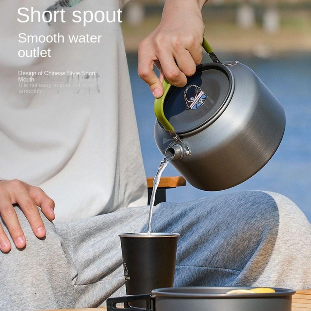 Anti-scalding Handle Outdoor Teapot Aluminum Zinc Zinc Alloy Portable Teakettle Water Boilers  Tableware