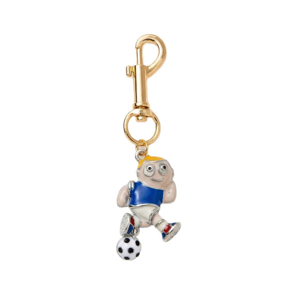 European DIY Fashion Keychain & Brooch: 18K Copper-Plated Pendant Accessories for Bags