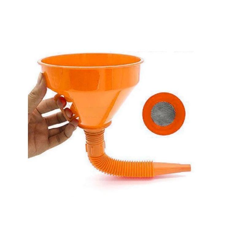 2-In-1 Refueling Funnel with Strainer Can Spout for Oil Water Fuel Petrol Diesel for Auto Car Motorcycle Bike Truck ATV 7