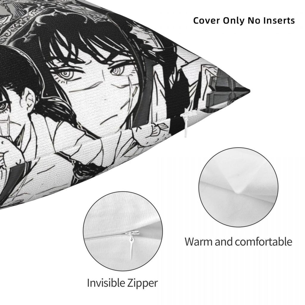 Yoru Chainsaw Man War Devil Pillow Covers Car Asa Mitaka Cushion Cover Cool Home Decoration Pillow Cover 40*40
