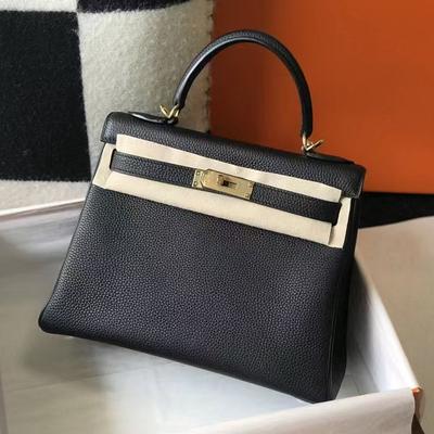 New Lychee Pattern First Layer Cowhide Bag Shoulder Bag Crossbody Women's Bag Large Capacity Platinum Bag