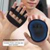 2-teilige professionelle Powerlifting-Handschuhe Halbfinger Klimmzug Anti-Rutsch Fitnesshandschuhe Schwielen-Schutz Trainingshandschuhe Handflächenstützung