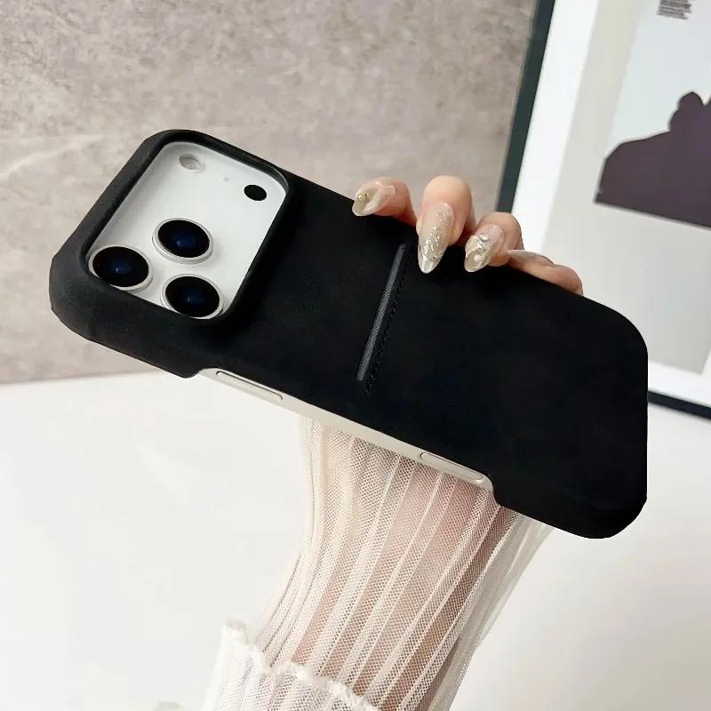 Fashion Cute Dog Pattern PU Leather Slim Case For IPhone 17 Pro Max Air 16 15 14 13 12 Plus Card Slot Clip Shockproof Hard Cover