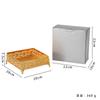 Antique Style Tabletop Gold Textured Centerpiece Square Fruit Tray for Dining Living Room Home Décor