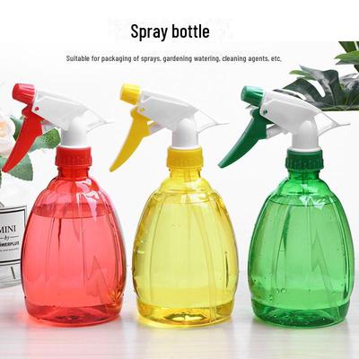 Kolorowa konewka ręczna i opryskiwacz na alkohol - Plastikowy pojemnik ze spryskiwaczem