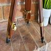 Vintage Style Telescope Tripod Stand Antique Brass