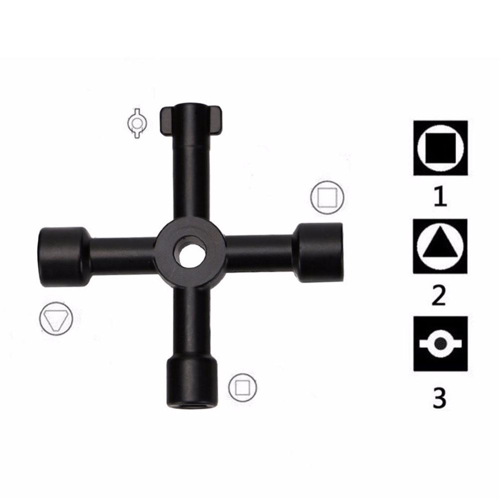 4-Way Utility Key Plumbing Radiator Bleed Gas Electric Meter Stop Cock Tap Metal 4-Way Utility Key Plumbing Radiator Bleed Gas Electric Meter Stop Cock Tap Metal