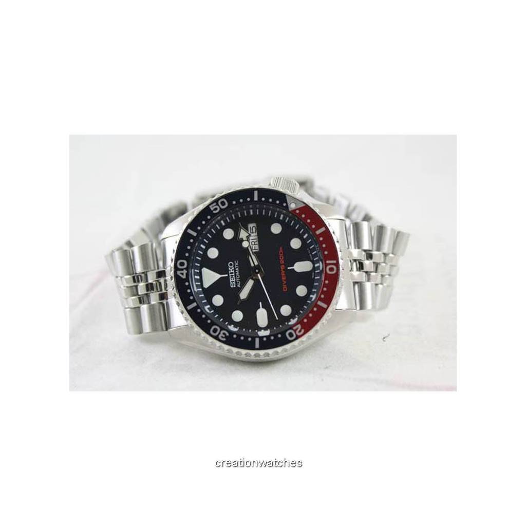 Refurbished Seiko Automatic Diver's 200M Jubilee Bracelet SKX009K2 Men's Watch