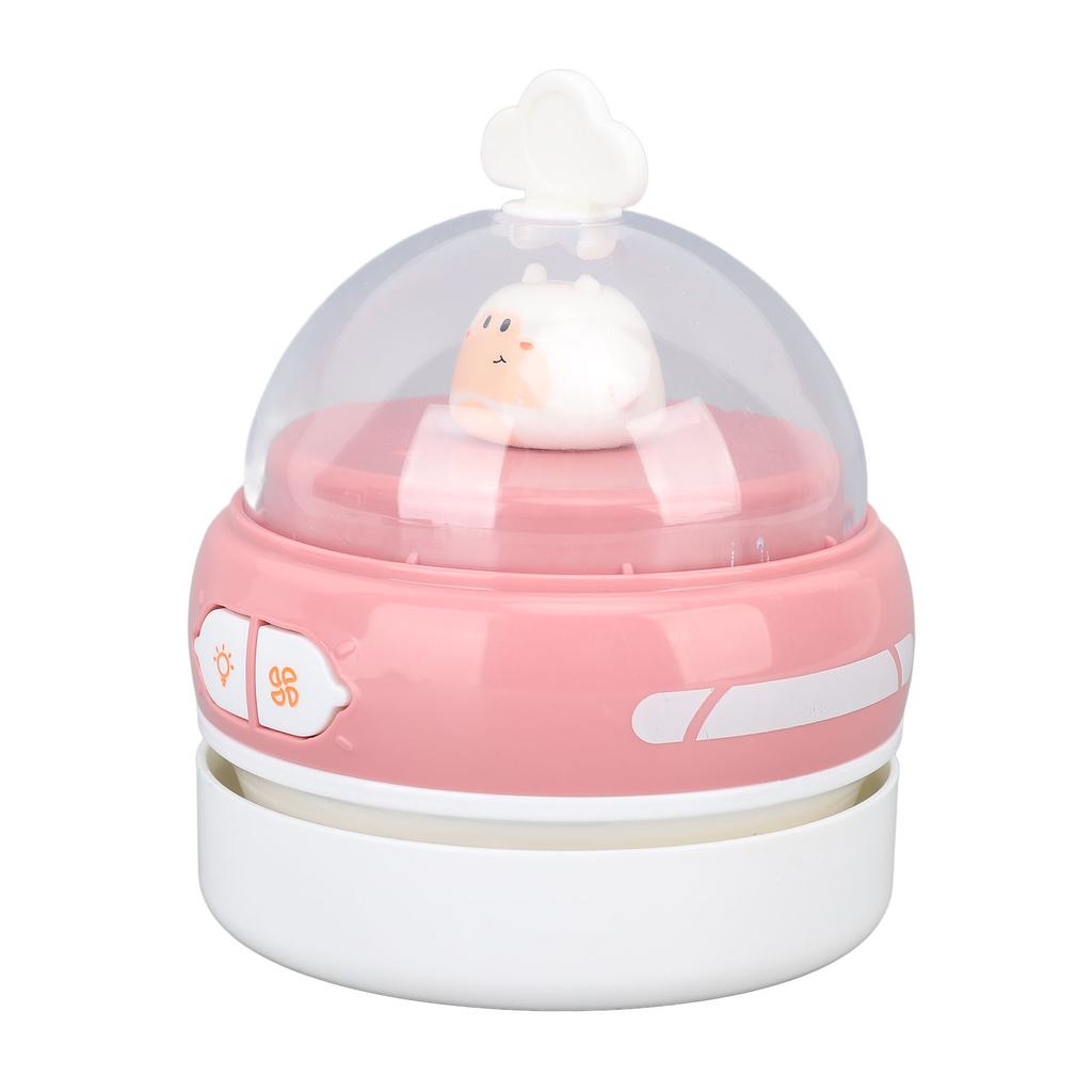 Desktop Vacuum Cleaner Portable Cordless USB Charging Handheld Efficient with Night Light Table Dust Sweeper for Pencil