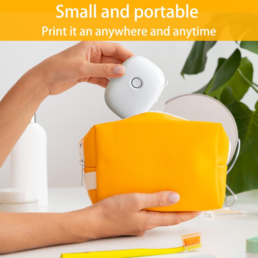 Bluetooth Labeler, Portable Labeler with Tape, Inkless Labeler Wireless Labeler with Multiple Templates for School Names, Price Tags, Home Storage