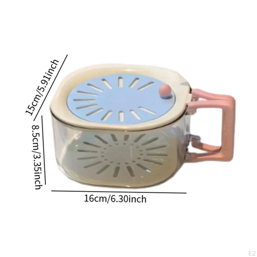 Fruit Drain Basket Keeper Container Reusable Practical Household Refrigerator Organization Kitchen