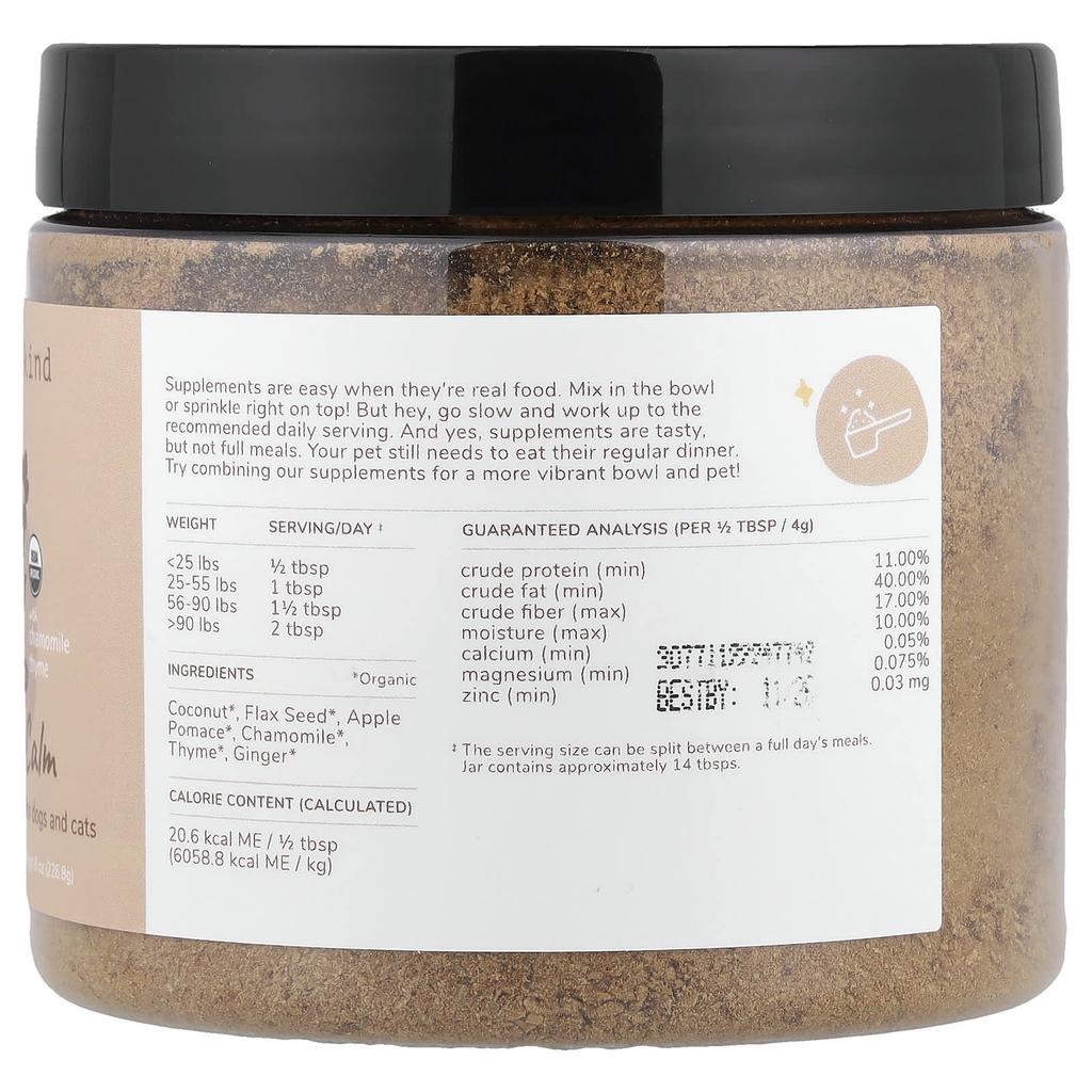 Kin+Kind Healthy Calm, with Chamomile and Thyme, for Dogs and Cats, 8 Oz (226.8 G)