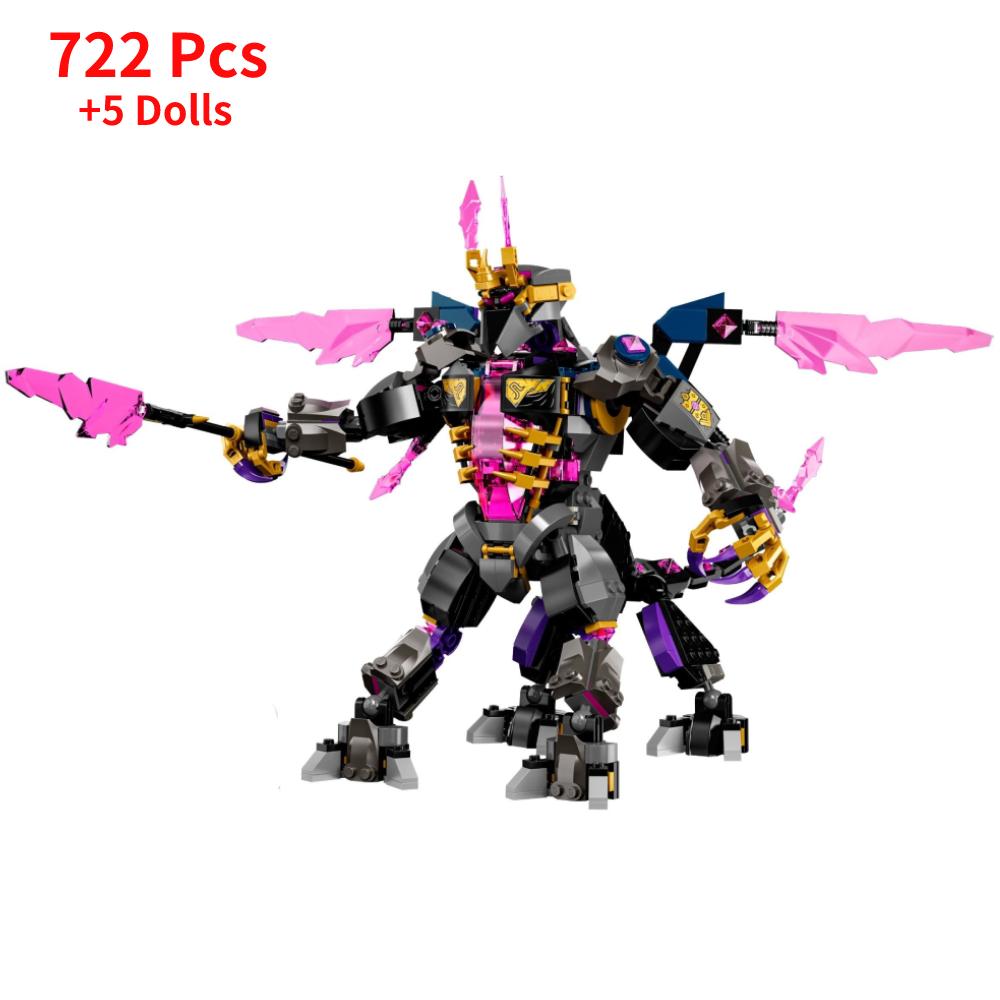 The Crystal King Building Blocks Set Centaur Model Children Toys for Boys Christmas Gift for Adult Home Decora