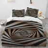3D Visual Illusion Geometric Duvet Cover Set HD Comforter Cover for Kids Bedding Sets Bedclothes Bedroom Decor