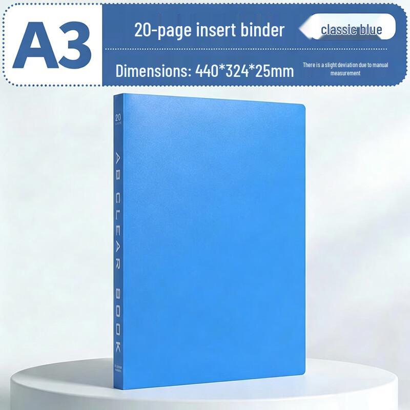 A3 Large Capacity Data Portfolio Binder