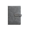 A5 Notepad Notebook Gift Set with U-Shaped Buckle, Leather Surface, Custom Logo for Business Meetings