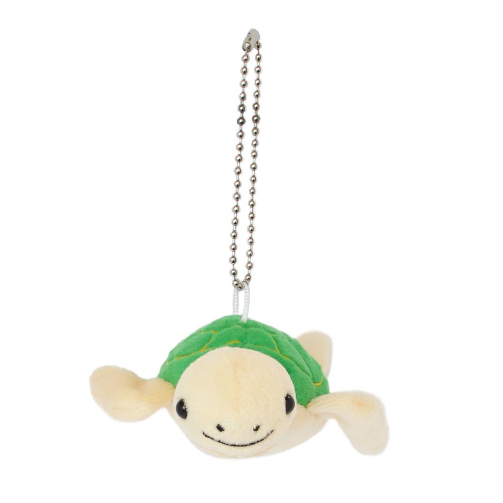 [Aqua] Plush Toy Marine Anywhere Friends Keychain Turtle 00080081