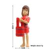 Ogino Chihiro Holding Water Bucket And Mopping Floor Scene Mini Ornament Model