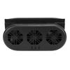 Solar Powered Car Exhaust Fan 5000RPM Air Circulation Vehicle Cooling Vent Fan with USB Interface