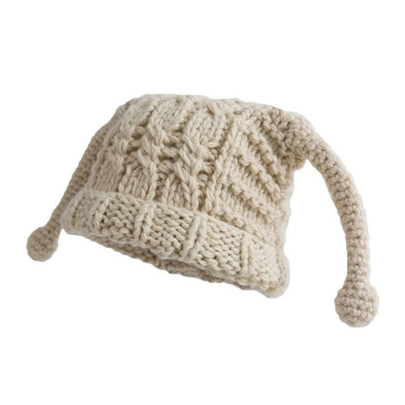 Solid Color Knit Hat Warm Winter Soft Knitted Hat Birthday Present for Unisex