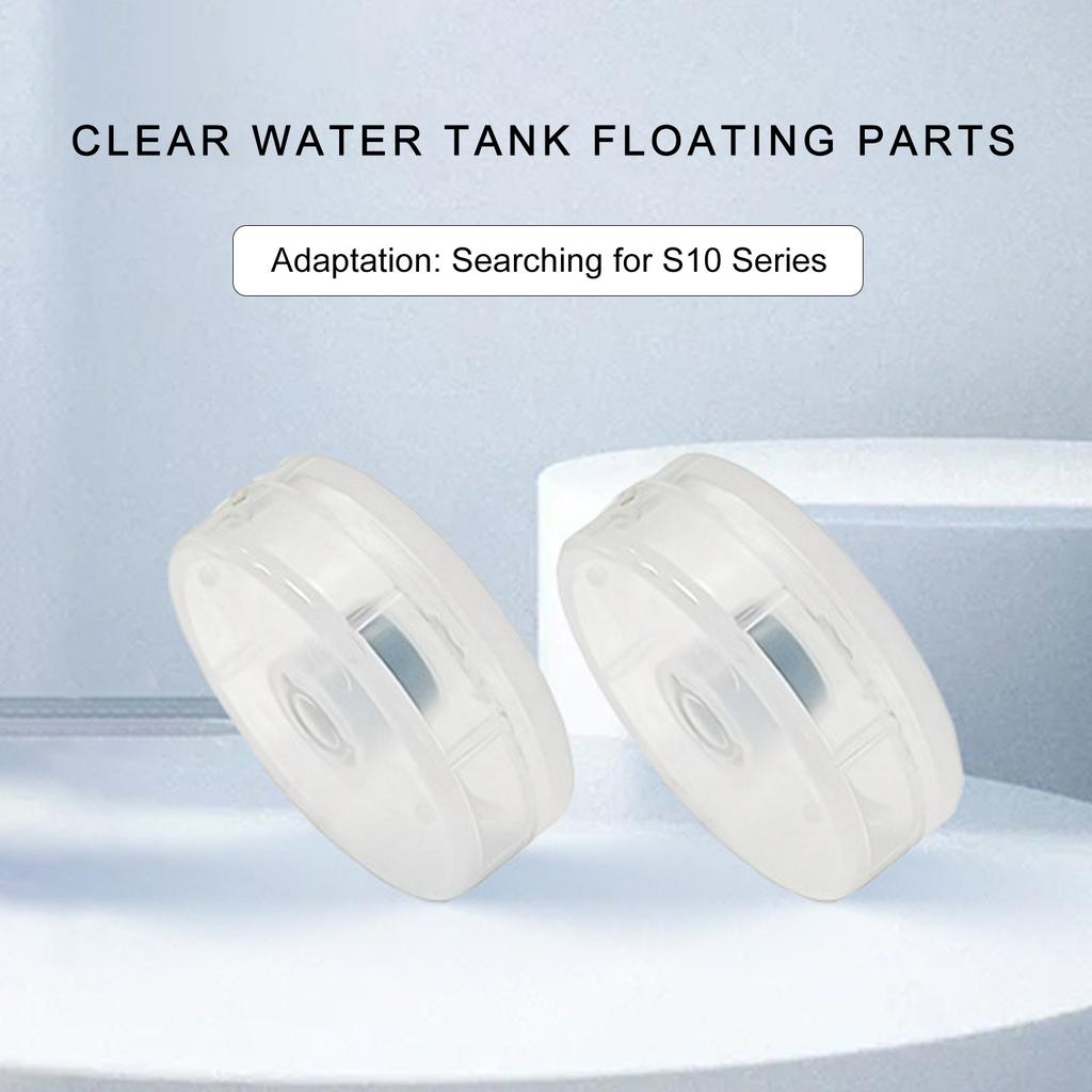 2Pcs/set Water Tanks Float Accessories for S10 Robot Vacuum Cleaner Clear Water Tanks Easy Installation Spare Parts