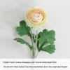Lotus Peony Silk Flower Arrangement - 2-Head Artificial Ranunculus for Wedding Decoration