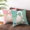 Cute Animal Cartoon Print Pillow Cover Shopee Home Supplies Car Sofa Cushion Cover