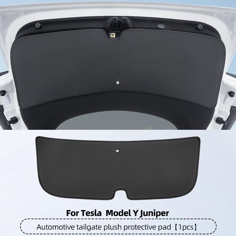For Tesla Model Y Juniper Model 3 Highland Trunk Tailgate Protection Pad Rear Trunk Door Leather Anti Fouling Protection Pad