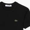 [lacoste] Women's Slim Fit Ribbed Short Sleeve T-shirt TF5538-56G031