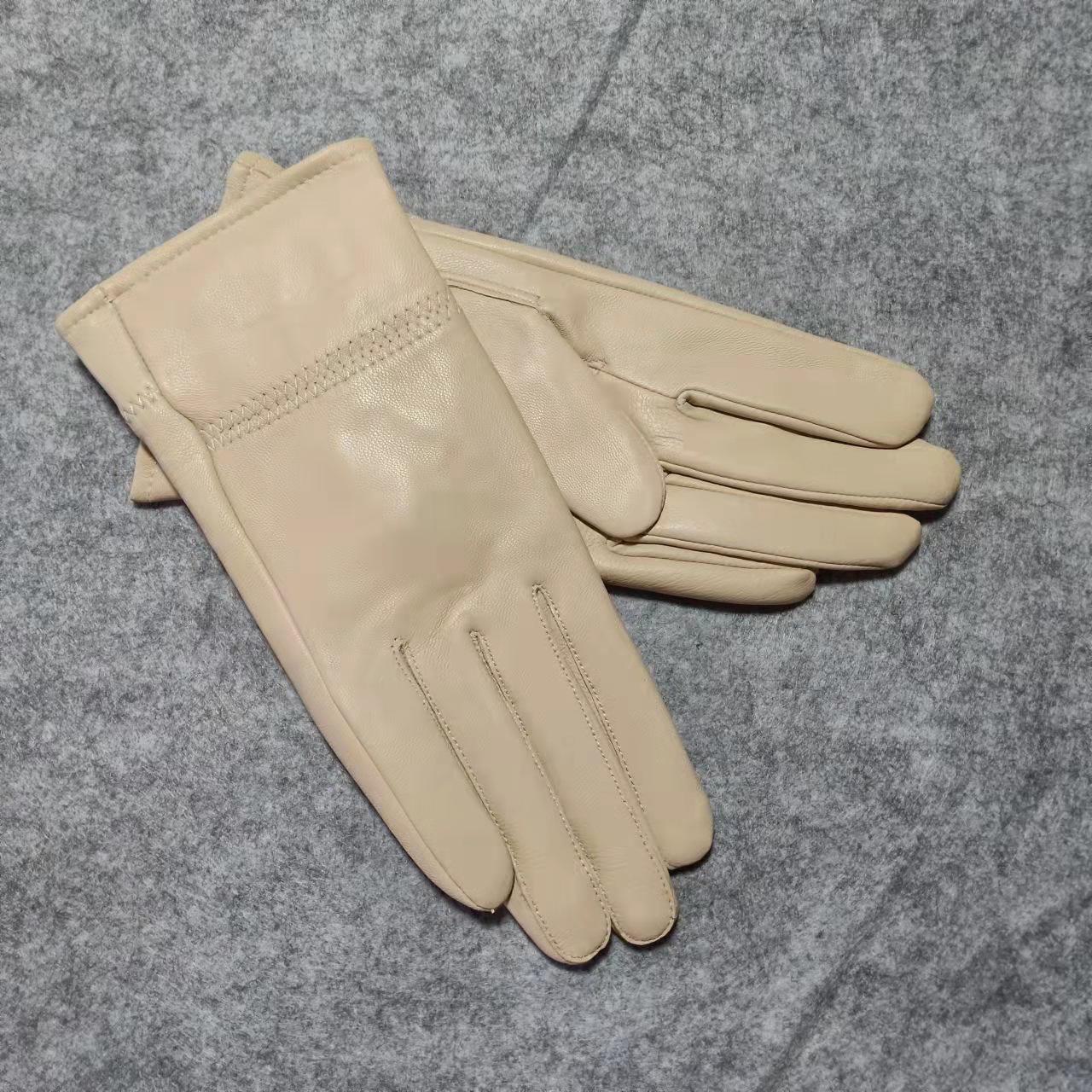 

Женские зимние перчатки для велоспорта из натуральной кожи из овчины - корейский стиль One Size