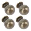 50 Set Round Rivet Sets Solid Iron Multifunctional 8mm Ball Rivet Kits for Clothing and Handcraft