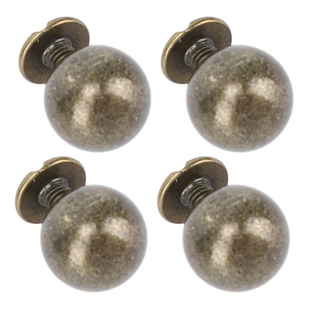 50 Set Round Rivet Sets Solid Iron Multifunctional 8mm Ball Rivet Kits for Clothing and Handcraft