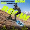 Elektrische Step voor Volwassenen, 75 km Bereik, 800W Max Motor, Opvouwbaar, Krachtig, Dubbele Ophanging, Alle Terrein, Ultralicht, TODIMART D8