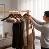 Wooden Coat Hanger With Shoulder Support For Home And Retail Use