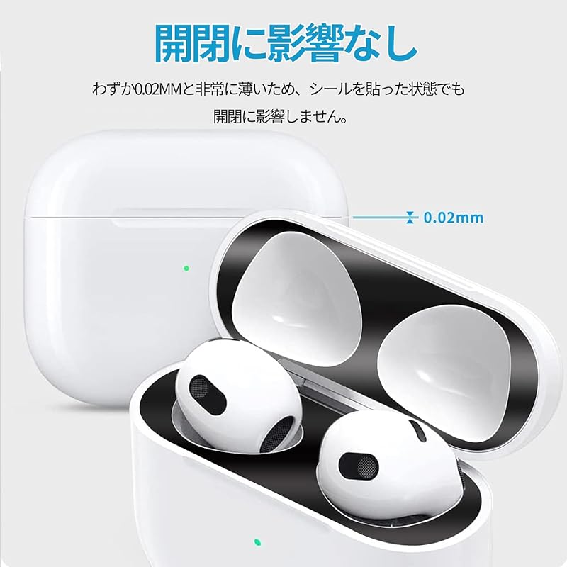AirPods 4 (2024) for Dust Guard Air Pods 4 Compatible, Guard Cover 4 Pieces Failure Prevention Adsorption Dust Rubbish Metal Intrusion Prevention