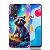 Raccoon Cute Animal Phone Case For Xiaomi Redmi Note 13 14 15 Pro Plus 12S 12 14S 11S 11E 10 10S 11 11T 5G 4G Cover Coque Redmi