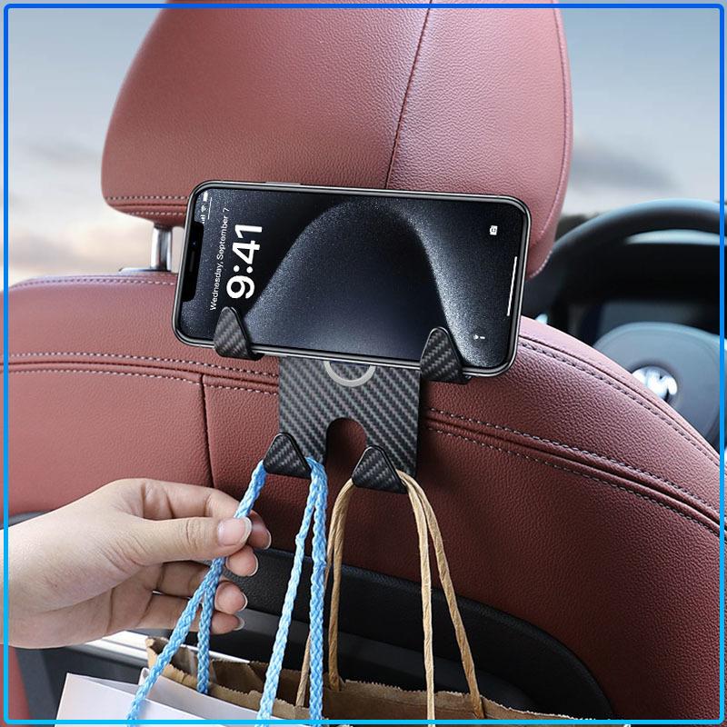 Multi-Purpose Car Seat Headrest Hook Mobile Phone Holder Caps For Volvo XC60 XC90 S60 S80 S40 V40 V60 V70 V50 XC70