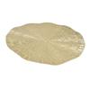 Round Wall Art Decor Elegant Style Iron Material 24.5cm/9.6in Delicate Texture Appearance Golden