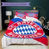 Set Copripiumino Trapuntato con Fantasia FC Bayern Monaco Copripiumino Federa Decorazione per la Casa Regalo di Compleanno (1 * copripiumino + 2 * federe senza imbottitura)48