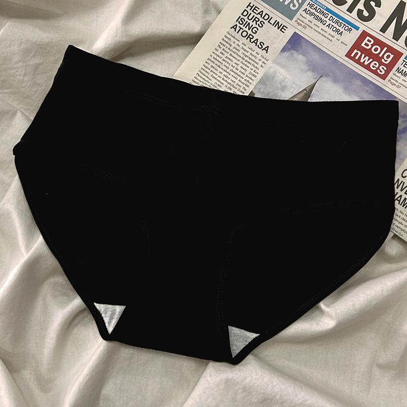 

Бавовняні трусики із середньою посадкою в японському стилі - Дихаючі, сексуальні, великих розмірів смугасті труси для жінок та дівчат XXL чорний