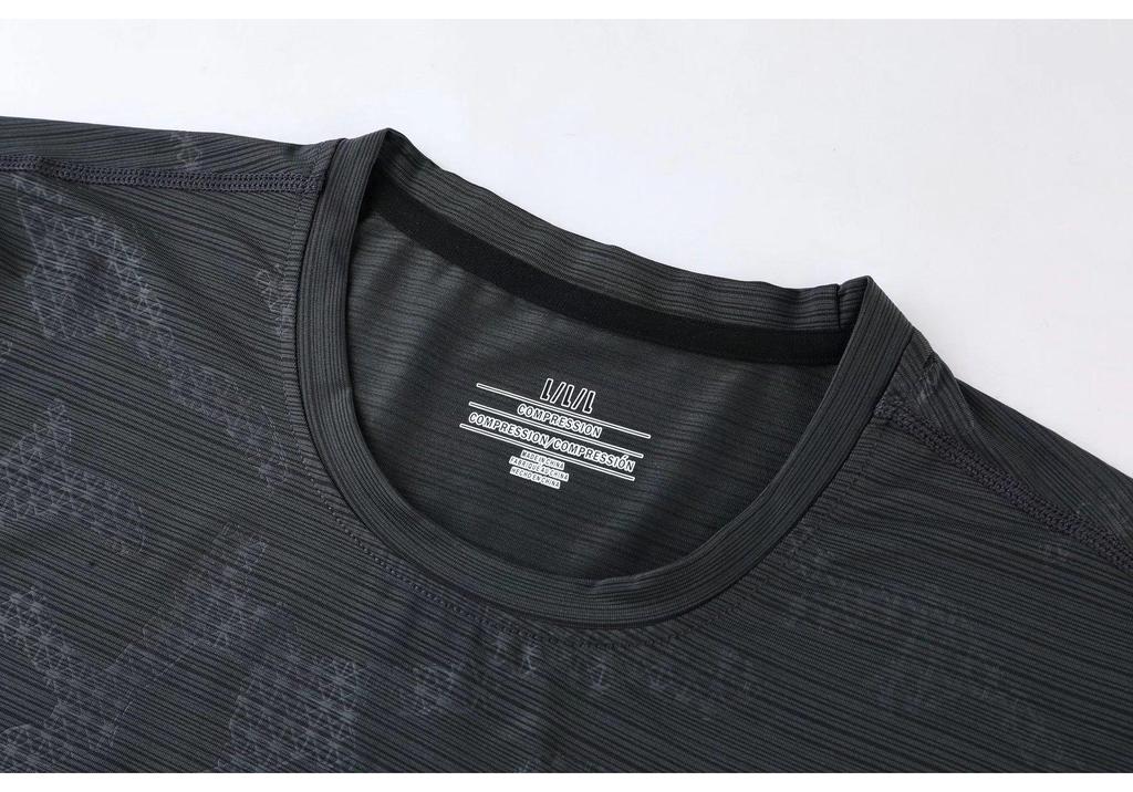 2023 Quick-Dry Men's Silk Sport T-Shirt for Fitness and Running