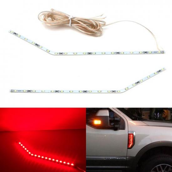 Красная светодиодная подсветка фонарей крыла 17-22 F250 F350 F450