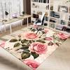 1PC Rose Lace Extra Large Non Slip Floor carpet, Office, family, bedroom, Studio Large Area Rug Indoor Rugs, Vibrant Colors