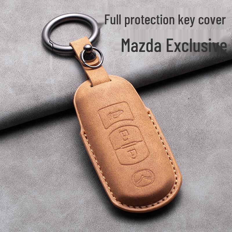 Mazda Axela Retro Key Cover for CX4, Atenza, CX5, and Mazda3