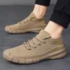 Men's Slip On Walking Shoes Lightweight Breathable Non Slip Running Shoes Casual Fashion Sneakers Knitted Mesh Gym Workout Sports Shoes for Men